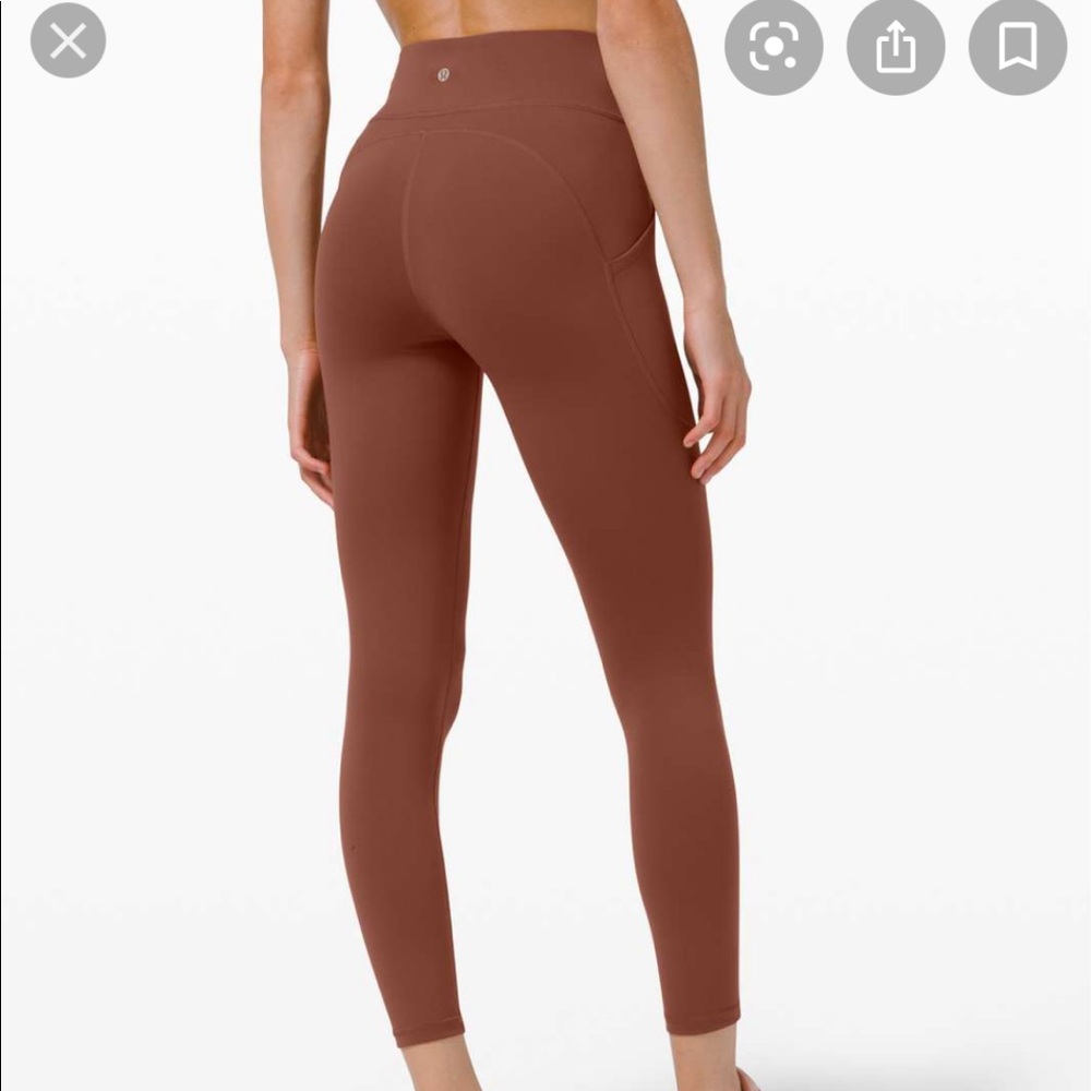 NWOT Lululemon Invigorate tight ancient copper